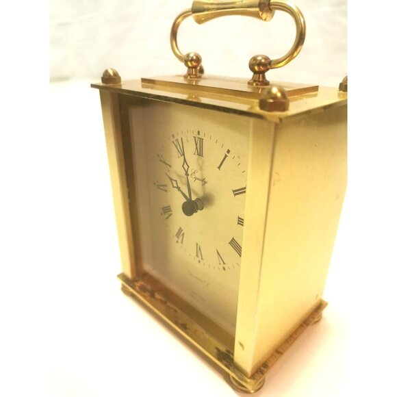 Equity Quartz, Brass Table Clock, Hong Kong - Picture 10 of 13